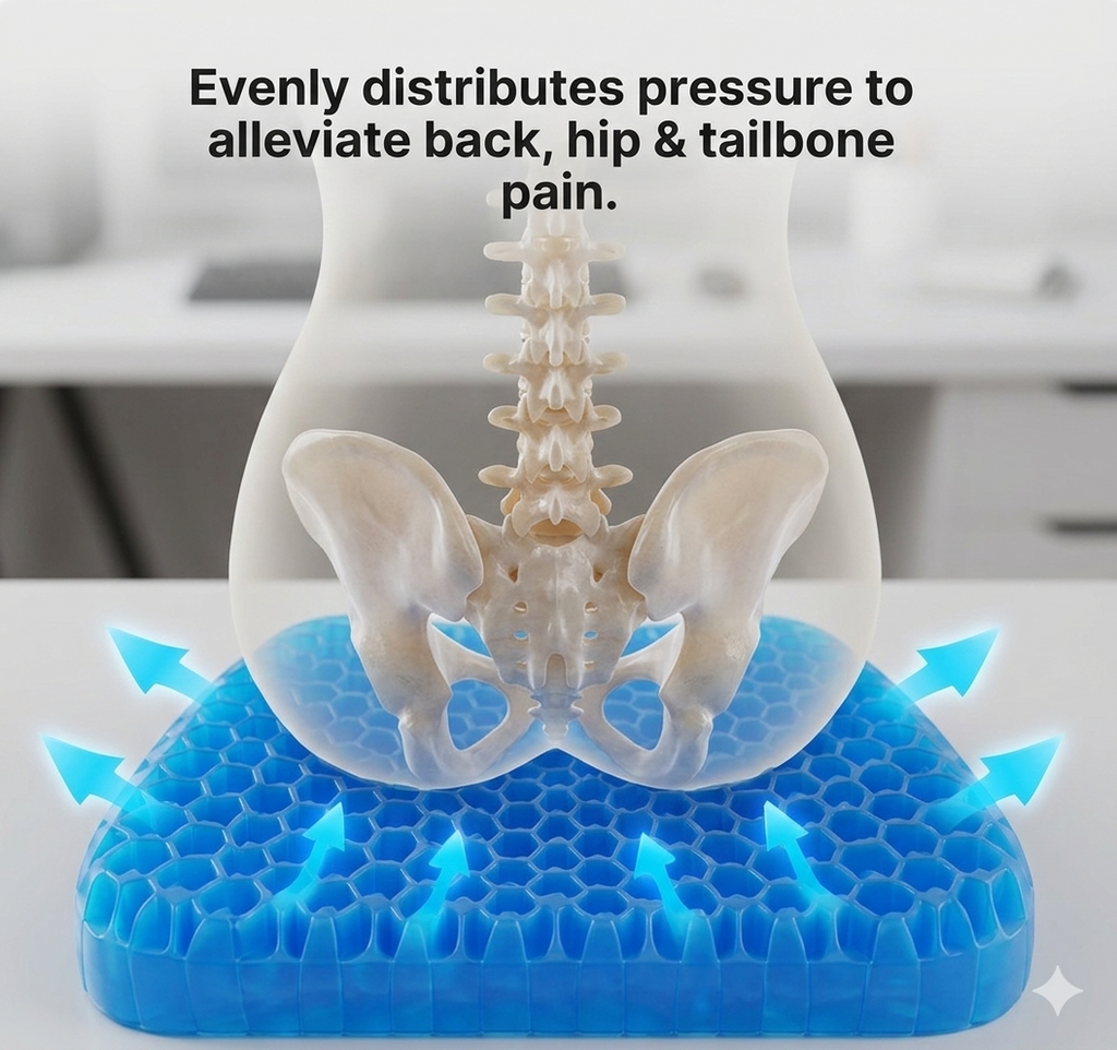 Motion Reset Comfort Seat - Sit Pain-Free For Hours