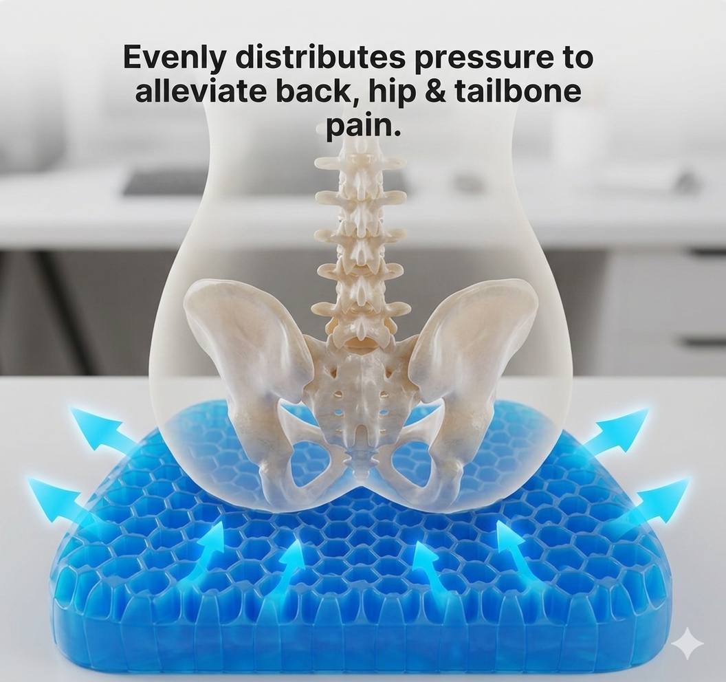 Motion Reset Comfort Seat - Sit Pain-Free For Hours